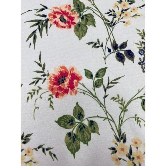 Fever Juniors Peach Floral Mixed Media Shawl Neck Cardigan Sz 3X - Picture 7 of 8